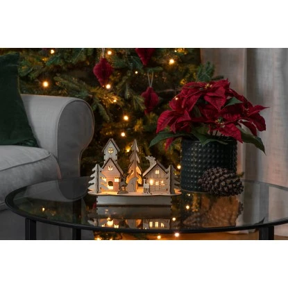 Konstsmide Holzsilhouette Mit Haus Und Tieren Naturfarben 4 Warm-Weiße Dioden 3 Konstsmide Holzsilhouette Mit Haus Und Tieren Naturfarben 4 Warm-Weiße Dioden – Bild 3