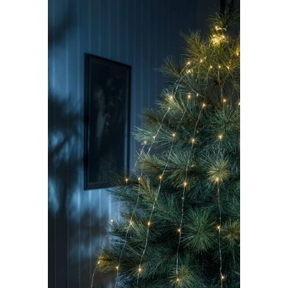 Konstsmide LED Tropfenlametta 90 Bernsteinfarbene Dioden 2 Konstsmide LED Tropfenlametta 90 Bernsteinfarbene Dioden – Bild 2