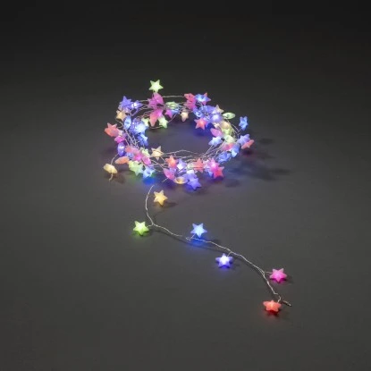 Konstsmide LED Sternenlichterkette 90 Bunte Dioden 2 Konstsmide LED Sternenlichterkette 90 Bunte Dioden – Bild 2