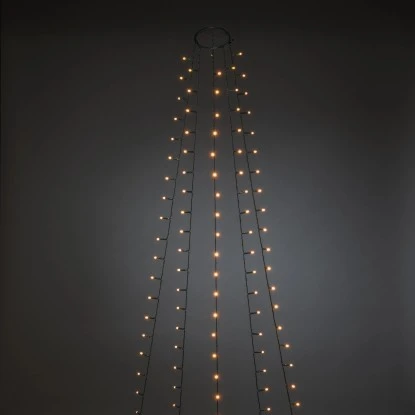 Konstsmide LED Baummantel Mit Ring Ø 11, 5 Cm 50 Bernsteinfarbene Dioden 2 Konstsmide LED Baummantel Mit Ring Ø 11, 5 Cm 50 Bernsteinfarbene Dioden – Bild 2