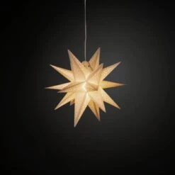 Konstsmide 3D Papierstern Inkl. Anschlusskabel Mit An/aus Schalter Und Dimmer