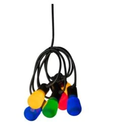 Konstsmide LED-Biergartenkette Für Außen Mit 40 Bunten Birnen