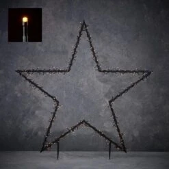 Luca Lighting Garden D'Light Gartenstecker Stern 225 LED L90 X H102 Cm