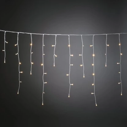 Konstsmide LED Eisregen Lichtervorhang Mit Lichtsensor 80 Dioden Warmweiß 1 Konstsmide LED Eisregen Lichtervorhang Mit Lichtsensor 80 Dioden Warmweiß