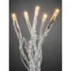 Konstsmide Micro LED Lichterkette 35 Bernsteinfarbene LEDs Transp. Kabel Innen