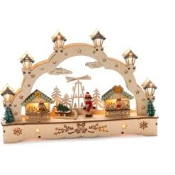 Konstsmide LED-Holzsilhouette 2 Häuser Und Junge 5 Konstsmide LED-Holzsilhouette 2 Häuser Und Junge -Konstsmide Verkäufe 8258816 1533 3