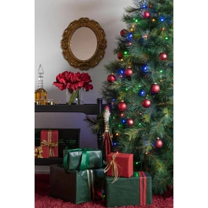 Konstsmide LED-Baummantel Mit Ring Ø 8 Cm 200 Bunte LEDs Innen 2 Konstsmide LED-Baummantel Mit Ring Ø 8 Cm 200 Bunte LEDs Innen – Bild 2