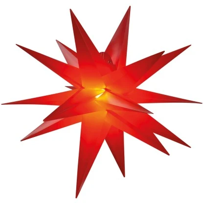 HGD LED-Stern Ø 35 Cm Rot Für Außen 1 HGD LED-Stern Ø 35 Cm Rot Für Außen