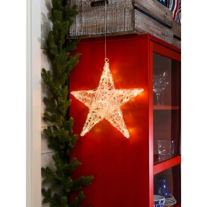 Konstsmide LED-Acryl Stern 24 Dioden Warmweiß 1 Konstsmide LED-Acryl Stern 24 Dioden Warmweiß