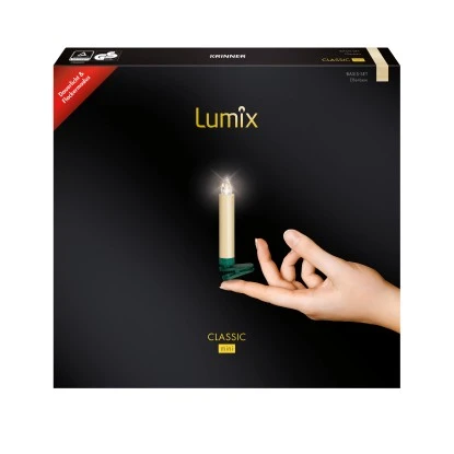 Lumix Mini LED Christbaumkerzen Elfenbein 12 Warmweiße LEDs Basis-Set Innen 3 Lumix Mini LED Christbaumkerzen Elfenbein 12 Warmweiße LEDs Basis-Set Innen – Bild 3
