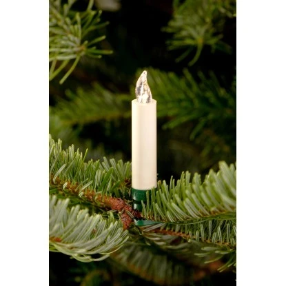 Lumix Mini LED Christbaumkerzen Elfenbein 12 Warmweiße LEDs Basis-Set Innen 2 Lumix Mini LED Christbaumkerzen Elfenbein 12 Warmweiße LEDs Basis-Set Innen – Bild 2