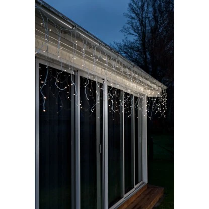 Konstsmide LED-Batterie-Eisregen-Lichtervorhang80 LED Warmweiß 2 Konstsmide LED-Batterie-Eisregen-Lichtervorhang80 LED Warmweiß – Bild 2